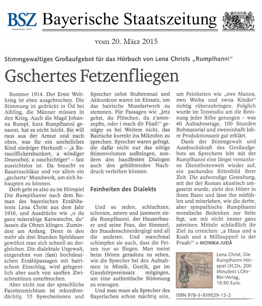 Bayerische Staatszeitung